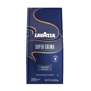Lavazza Super Crema Medium Roast Whole Bean Coffee - 10.5oz : Target