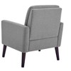 Sapphtopaz 1pc Accent Chair Tufted Upholstered Lounge Chair Living Room Chair for Living Room Bedroom Studio - 3 of 4