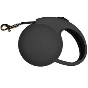 Parisian Pet 'Mini Retractable Leash' for Dogs & Cats – Stylish Nylon Dog Leash, Small Dog Retractable Leash, Black - 1 of 1