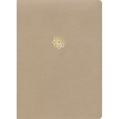 CSB Study Bible, Large Print, Digital Study Edition, Gold Leathertouch - by  Csb Bibles by Holman (Leather Bound)