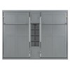 Whisen Dual Twin Size Murphy Bed with Convertible Shelf-Legs and Central Storage Unit - 3 of 4