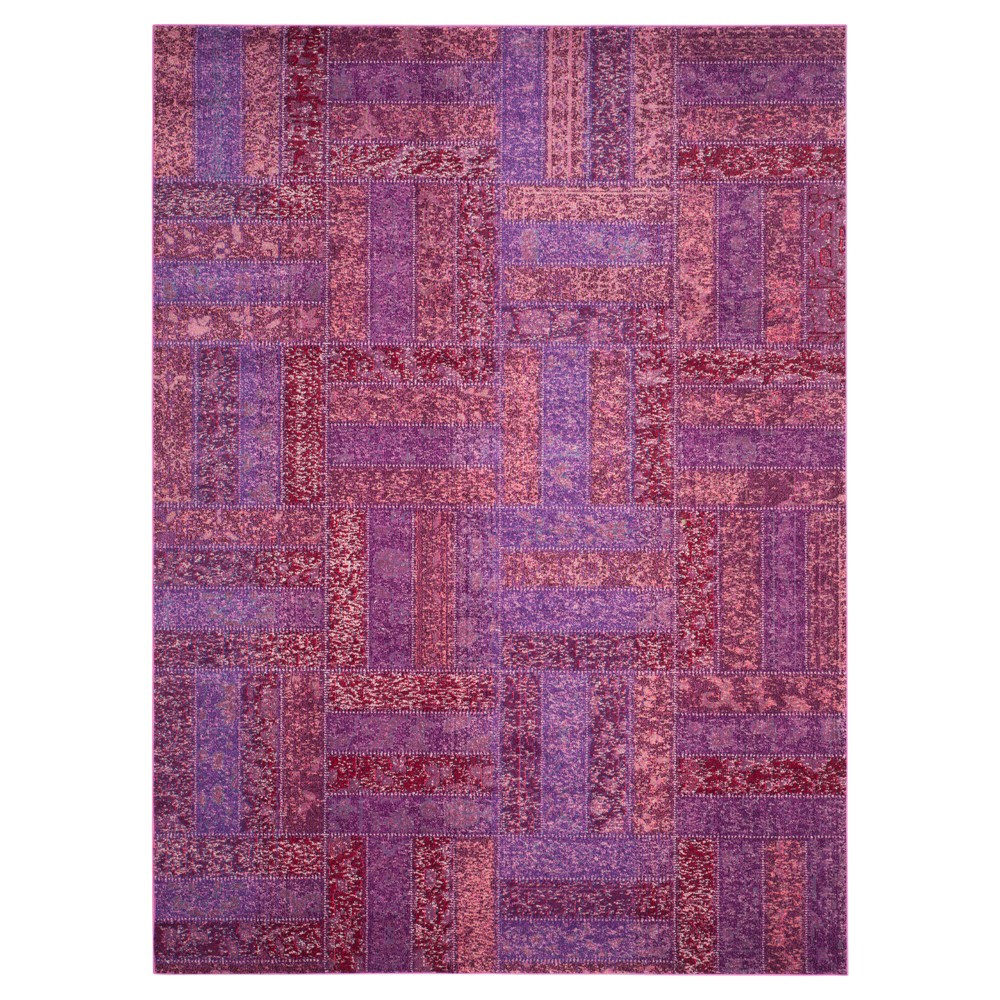 6'7inx9'2in Chester Area Rug Purple - Safavieh