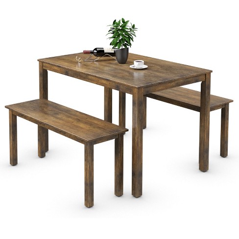 Target dining set with hot sale bench