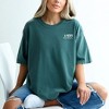 Simply Sage Market Women's Embroidered Merry Mama Tree Short Sleeve Garment Dyed Tee - 2 of 4