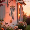 Ridstar Outdoor Hanging Metal Wind Chime for Patio, Porch & Garden Decor-Black - 2 of 4