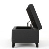 NicBex Modern 50.5" Storage Bench Wood Accent Stools with Cushioned Top for Bedroom and Entryway - 4 of 4