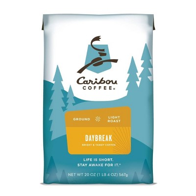 Caribou Coffee Daybreak Light Roast Ground Coffee - 20oz