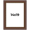 PosterPalooza | Traditional Brown Picture Frame - UV Acrylic, Foam Board Backing, Hanging Hardware - 2 of 4