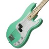 Sawtooth EP Series Electric Bass Guitar with Gig Bag & Accessories, Surf Green w/ Pearl Pickguard - 3 of 4