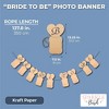 Sparkle and Bash "Bride to Be" Photo Banner Sting for Bridal Shower or Engagement Party Decorations 13.25 x 7.5 in - image 2 of 4