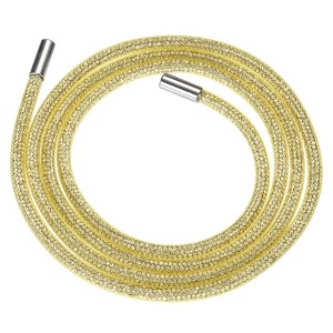Unique Bargains Round Bling Rhinestone Tube Rope for Sneakers Sweaters - 1 of 4