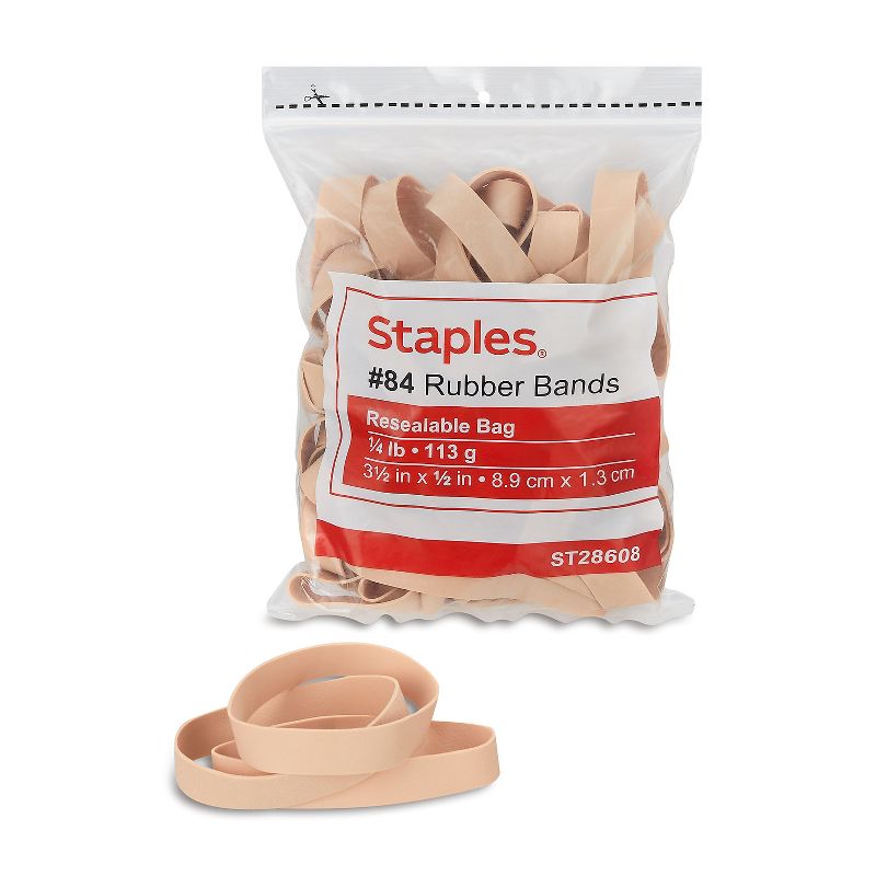 Staples Economy Rubber Bands Size #84 831636, 1 of 4