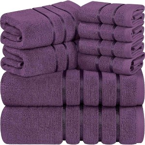 BAGOKIE 8 Piece Cotton Blend Towel Set - 1 of 4