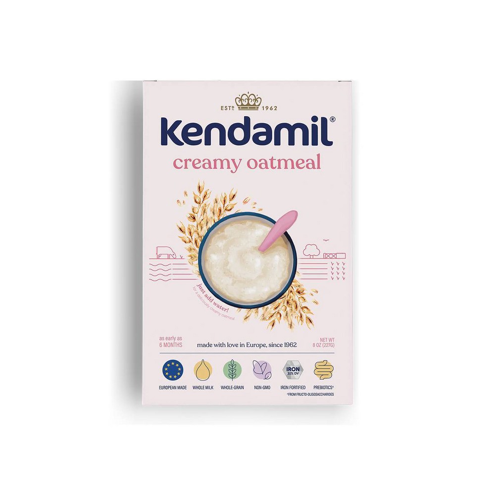 Kendamil Baby Cereal Creamy Oatmeal - 8oz: Age Level 6 Months and Up, 1st Stage, Mix, Baby Cereals