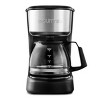 Gourmia 5 Cup One-Touch Switch Coffee Maker with Auto Keep Warm Black: Small Drip Coffee Machine, 700W, Basket Filter - image 2 of 4