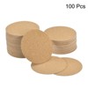 Unique Bargains Thickened Cork Self-Adhesive Round Coasters for Tableware - 3 of 4