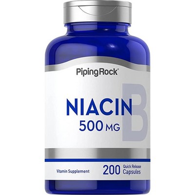 Piping Rock Niacin 500mg | 200 Capsules