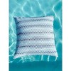 Summer Twist Blue 20x20 Indoor Outdoor Pillow - 4 of 4