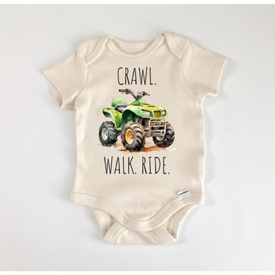 Crawl Walk Atv - Baby Boy Girl Clothes Infant Onesie® Funny Cute Newborn GS1