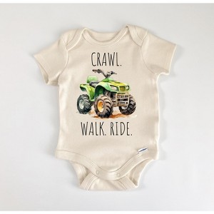 Crawl Walk Atv - Baby Boy Girl Clothes Infant Onesie® Funny Cute Newborn GS1 - 1 of 1