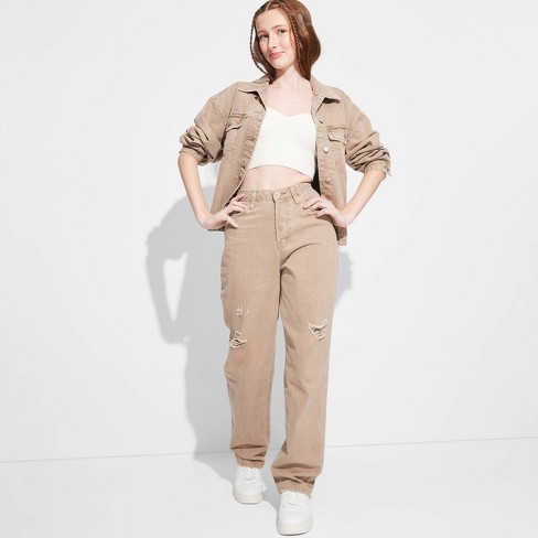 Target khaki pants womens top