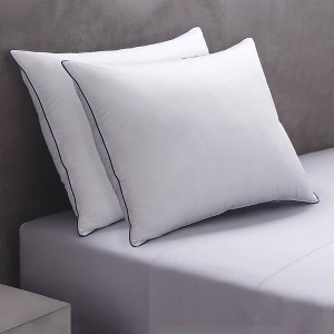 Weatherproof Vintage Microfiber 2pc Bed Pillow - 1 of 4
