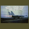 Juniors Womens Top Gun Fighter Jet Ready for Takeoff Distressed Racerback Tank Top - 2 of 4