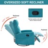Lyngins Modern Rocker&Swivel Recliner Chair with Adjustable Footrest & Side Pockets,Indoor Accent Chair with High Backrest - 4 of 4