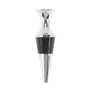 Unique Bargains Flat Head Wine Stopper Aluminum Alloy TPR 1 Pc - 1 of 3