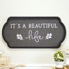 VIP Wood 24 in. Gray Beautiful Life Sign - 2 of 4