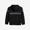 X RAY Boy's Hooded Flannel Lined Full Zip Sweater With Stripes - 2 of 3