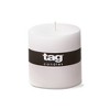 tagltd Chapel 3X3 White Pillar Paraffin Wax Candle Unscented Drip-Free Long Burning 32 Hours For Home Decor Wedding Parties Set of 6 - 3 of 4