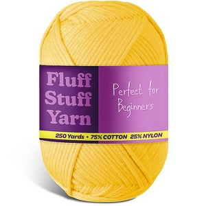 Hearth & Harbor Soft Yarn for Crocheting - Crochet & Knitting Yarn, 250 Yards Amigurumi Yarn, Cotton-Nylon Blend, Worsted Weight Yarn 4 - 1 of 4