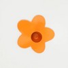Gulches Floral Fusion Orange Ceramic Decorative Candle Holder 1-Pack - 2 of 4