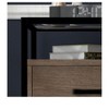 Brown One Size   Modern Light Gray Nightstand With Drawer, 3-Tier Storage, And Glass Top - Stylish Bedside Table For Bedroom Or Dorm Room - Easy Ass - 4 of 4