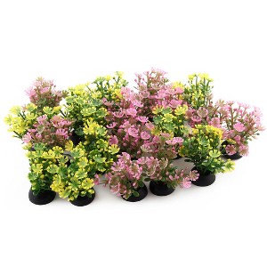 Unique Bargains Aquarium Fish Tank Plastic Artificial Grass Landscaping Decoration Plant 20 Pcs - 1 of 3