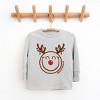 SmileyWorld Reindeer Lights - Toddler Long Sleeve Graphic Tee and Youth Long Sleeve Graphic T-Shirt - 2 of 3