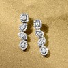 Ross-Simons 1.00 ct. t.w. Diamond Multi-Shaped Drop Earrings in 14kt White Gold - 3 of 4