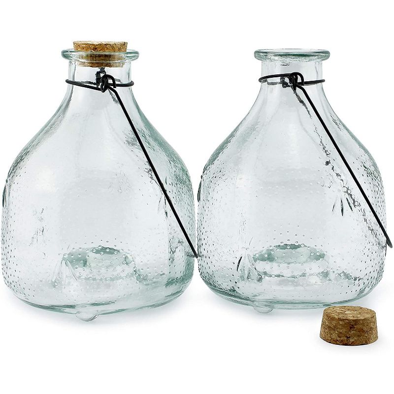 Darware Clear Glass Wasp Traps (2-Pack); Wasp Catchers for Garden and Home Use, 1 of 7