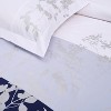 Casual Floral Embroidered Cotton Duvet Cover and Pillow Sham Set - Blue Nile Mills - 4 of 4