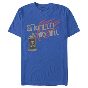 Men's Cruella Spray Flames Logo T-Shirt - 1 of 4