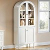 Hommoo 68" Tall Arched Bookcase - 4 of 4