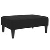 vidaXL Footstool Black 30.3"x21.7"x12.2" Fabric - 2 of 4
