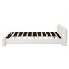 NicBex All Size White Wooden Bed Frame with Bouce Upholstered Headboard,Modern Platform Bed,No Box Spring Needed - 3 of 4