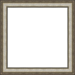 Amanti Art Mezzanine Antique Silver Framed Dry Erase Magnetic Board - 1 of 4