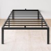 6/8/10/14 Inch Full/Queen/King Platform Bed Frame, Heavy Duty Metal Slats, No Box Spring Needed, Under Bed Storage, Noise-Free & Easy Assembly, Black - 4 of 4
