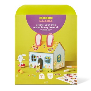 Easter Craft Build-Your-Own Bunny House Kit- Mondo Llama™ - 1 of 4