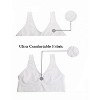 Allegra K Women's Removeable Pads Wirefree Sleep Vest Tops Bralettes - 3 of 4