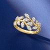 Ross-Simons 0.33 ct. t.w. Diamond Vine Ring in 18kt Gold Over Sterling - 4 of 4