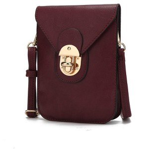 MKF Collection Kianna Medium Phone Crossbody Women's Vegan Leather Handbag by Mia K - 1 of 4